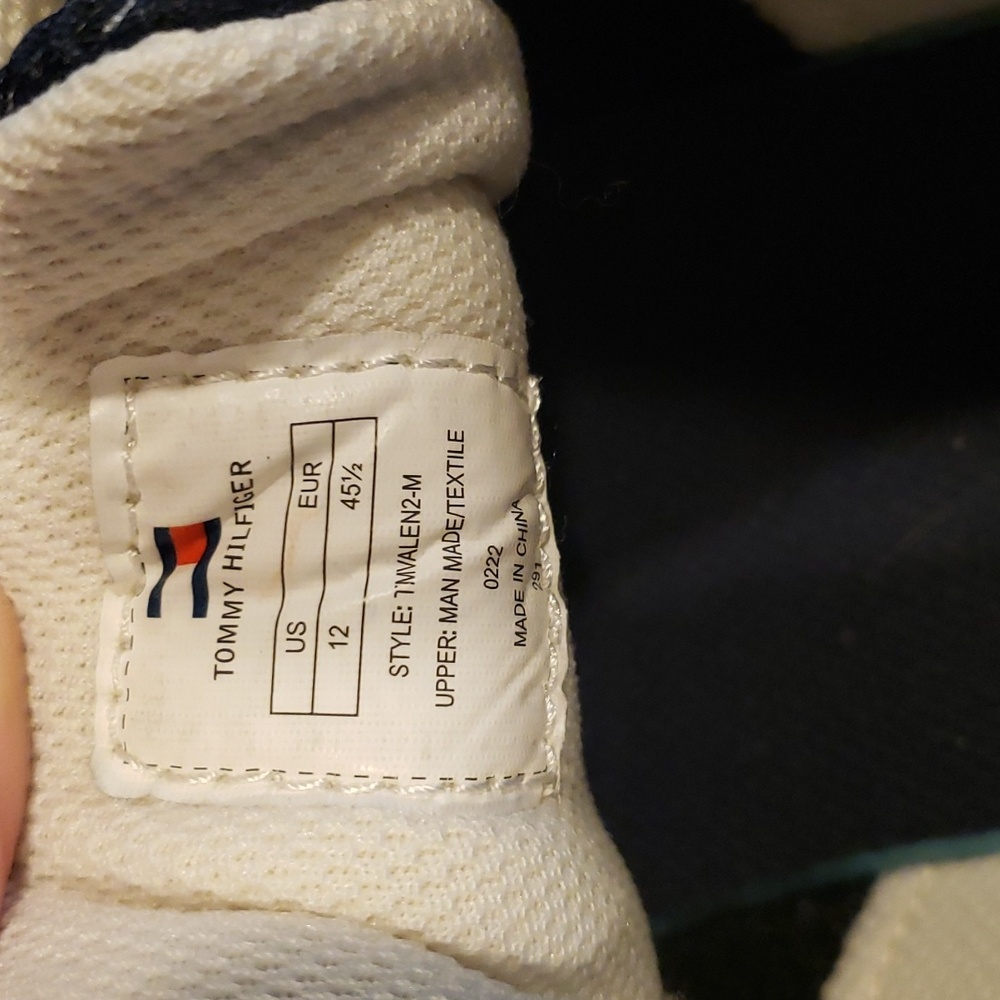 Tommy Hilfiger Navy & Brown Sneakers - Picture 5 of 7